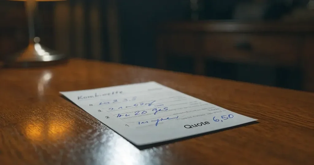 Eine Taktiktafel mit farbigen Magnetfiguren auf grünem Feld steht in einer leeren Kabine, neben ihr hängt ein Handtuch.