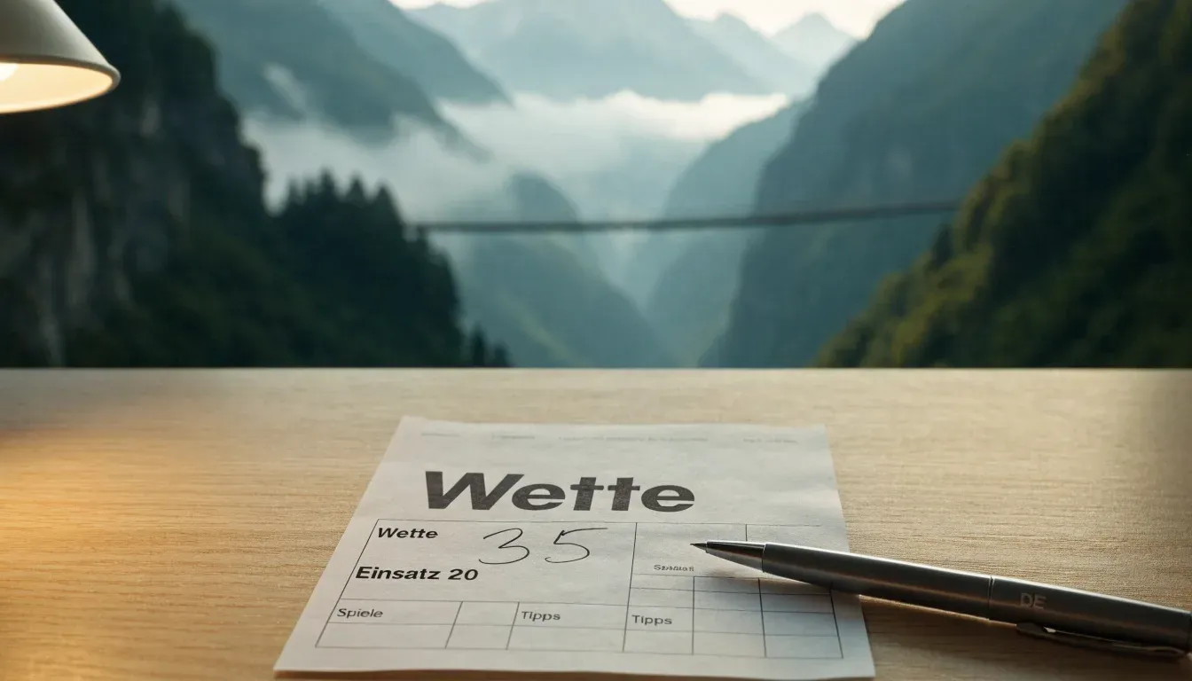 Eine Hängebrücke über eine Schlucht, Nebel steigt auf, dichter Wald bedeckt die steilen Hänge