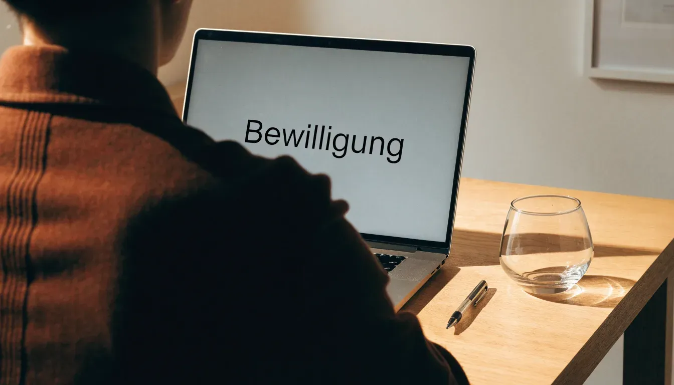 Hinter einem leeren Stadion ragen verschneite Berggipfel in den klaren Morgenhimmel, davor ein Parkplatz im ersten Sonnenlicht.